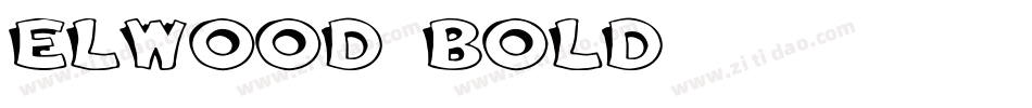 Elwood Bold字体转换